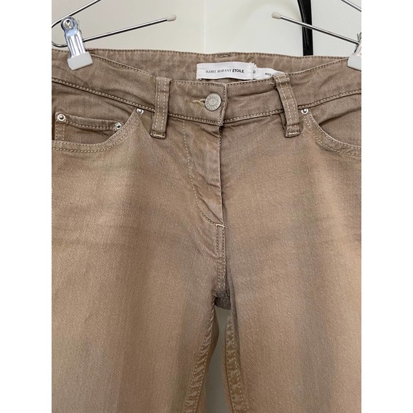 Isabel Marant Etoile Khaki Jeans Trousers Size 40 / US 8 - Picture 2 of 7